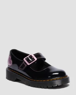 Babies Bex en cuir Patent Lamper Junior in Noir