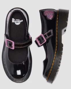 Babies Bex en cuir Patent Lamper Junior in Noir