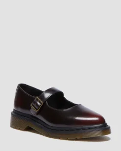 Babies Elphie en cuir in Rouge Cherry Red
