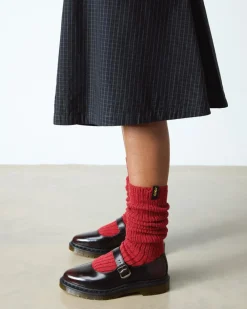 Babies Elphie en cuir in Rouge Cherry Red