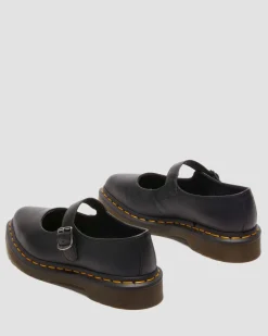 Babies Elphie en cuir Virginia in Noir