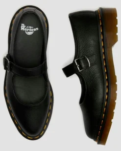 Babies Elphie en cuir Virginia in Noir