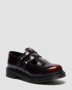 Babies 8065 en cuir Arcadia Rub Off in Rouge Cherry Red