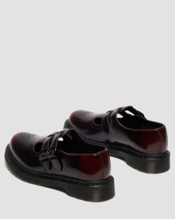 Babies 8065 en cuir Arcadia Rub Off in Rouge Cherry Red