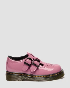 Babies 8065 en cuir Patent Lamper pour tout-petit in Rose Doc's