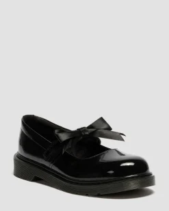 Babies Maccy II en cuir verni pour ado in Noir