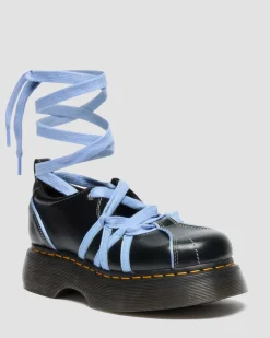 Ballerines Buzz en cuir Gloss in Noir