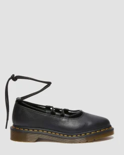 Ballerines Elphie II en cuir Virginia in Noir