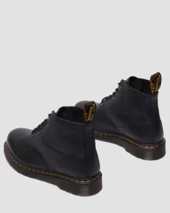 BOOTS BASSES 101 EN CUIR AMBASSADOR in Noir