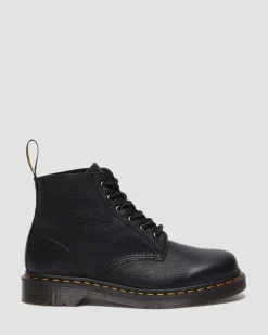BOOTS BASSES 101 EN CUIR AMBASSADOR in Noir