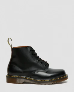Boots basses 101 Vintage en cuir Quilon in Noir