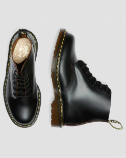 Boots basses 101 Vintage en cuir Quilon in Noir