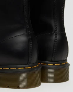 Boots basses 101 Yellow Stitch en cuir Smooth in Noir