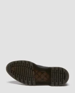 Boots Bianca II Lo fuselées en cuir gaufré croco in Noir