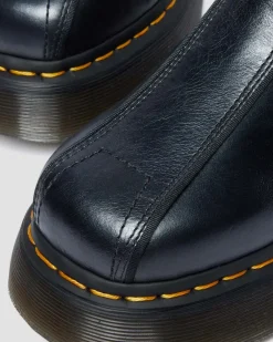 BOOTS BUZZ HI EN CUIR ECLIPSE in Noir