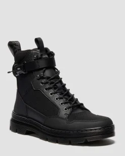 BOOTS COMBS TECH MK.02 EN CUIR ET EN TOILE in Noir