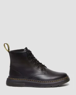 Boots Crewson Chukka en cuir à lacets in Black