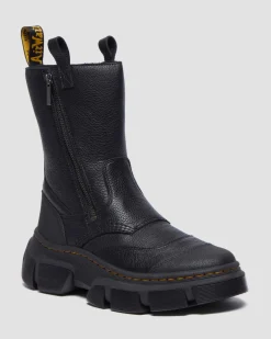 Boots DMXL en cuir in Noir
