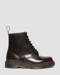 Boots 1460 en cuir Arcadia in Rouge Cherry Red
