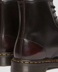 Boots 1460 en cuir Arcadia in Rouge Cherry Red