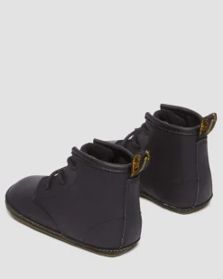 Boots 1460 en cuir auburn pour nouveau-né in Noir