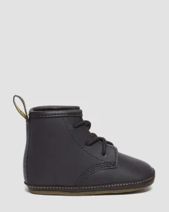 Boots 1460 en cuir auburn pour nouveau-né in Noir