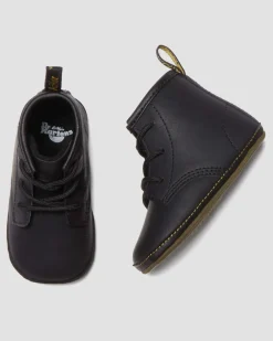 Boots 1460 en cuir auburn pour nouveau-né in Noir