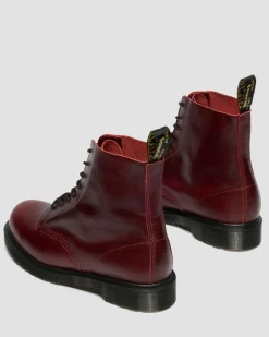 Boots 1460 en cuir Classic Calf in Bordeaux