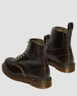 Boots 1460 en cuir Classic Calf in Gris Sépia