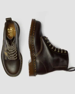 Boots 1460 en cuir Classic Calf in Gris Sépia