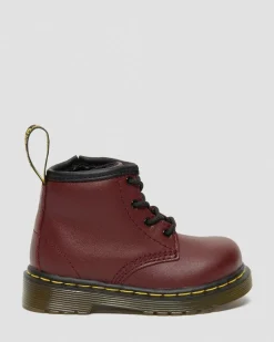 Boots 1460 en cuir Softy T pour bébé in Rouge Cherry Red