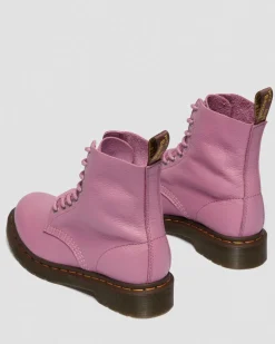 Boots 1460 en cuir souple in Rose Poudré
