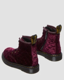 Boots 1460 en velours à lacets pour tout-petit