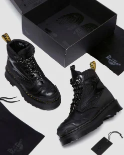 Boots EXOSHIELD XX01 en cuir à bout en acier in Noir