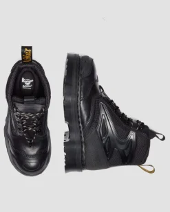 Boots EXOSHIELD XX01 en cuir à bout en acier in Noir