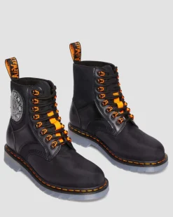 Boots 1460 King Nerd en cuir in Noir