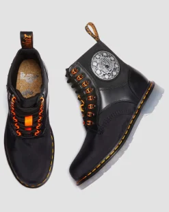 Boots 1460 King Nerd en cuir in Noir