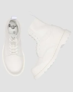 BOOTS 1460 / 1461 MM6 EN CUIR in Blanc