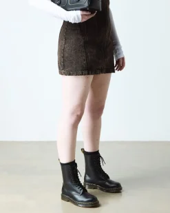 Boots montantes 1490 en cuir Smooth à lacets in Noir