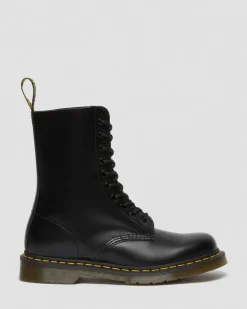 Boots montantes 1490 en cuir Smooth à lacets in Noir