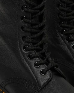 Boots montantes 1490 en cuir Virginia in Noir