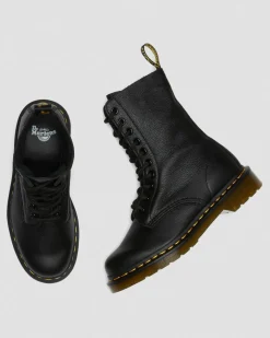 Boots montantes 1490 en cuir Virginia in Noir