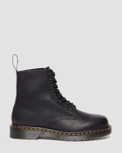 Boots 1460 Pascal en cuir Ambassador à lacets in Noir
