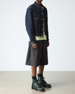 Boots 1460 Pascal en Cuir Buckingham in Vert Doc's