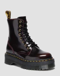Boots Plateformes Jadon Arcadia in Rouge Cherry Red