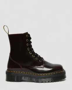 Boots Plateformes Jadon Arcadia in Rouge Cherry Red