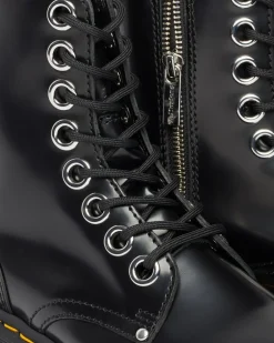 Boots plateformes Jadon Max en cuir Buttero in Noir