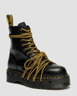 Boots plateformes Jadon XL en cuir in Noir