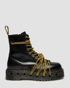 Boots plateformes Jadon XL en cuir in Noir