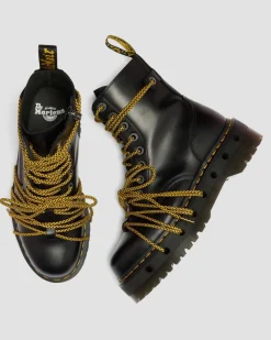 Boots plateformes Jadon XL en cuir in Noir